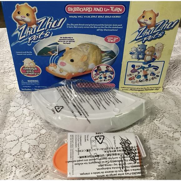 New ZhuZhu Pets Sk8Board And U-Turn Add On Set - Picture 6 of 6